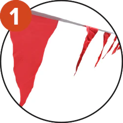 Drapeaux de couloir de natation - Image 3