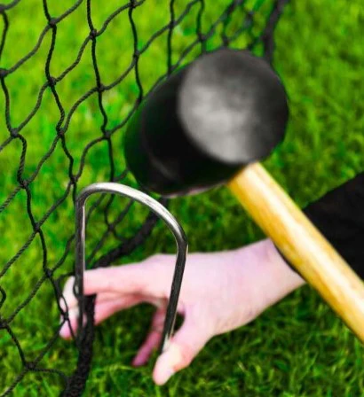 Système de filet protecteur avec poteaux à ancrer - Image 5